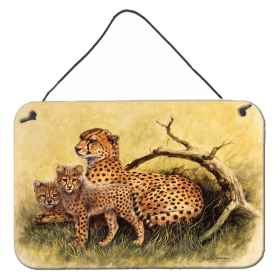 Wall or Door Hanging Prints (Color: Cheetahs by Daphne Baxter, size: 8 x 12)