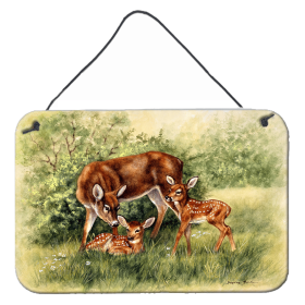 Wall or Door Hanging Prints (Color: Deer by Daphne Baxter, size: 8 x 12)