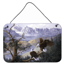 Wall or Door Hanging Prints (Color: Eagles by Daphne Baxter, size: 8 x 12)
