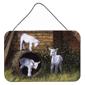 Wall or Door Hanging Prints (Color: Goats by Daphne Baxter, size: 8 x 12)