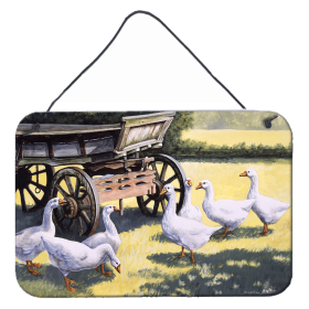 Wall or Door Hanging Prints (Color: Geese by Daphne Baxter, size: 8 x 12)