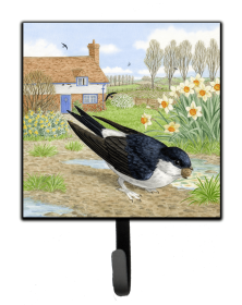 Sarah Adams - Art/Design Leash or Key Holder (Color: House Martin by Sarah Adams, size: 4.25 x 7)