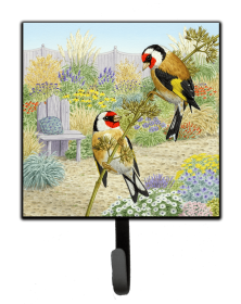 Sarah Adams - Art/Design Leash or Key Holder (Color: European Goldfinches by Sarah Adams, size: 4.25 x 7)