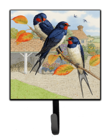 Sarah Adams - Art/Design Leash or Key Holder (Color: Swallows by Sarah Adams, size: 4.25 x 7)