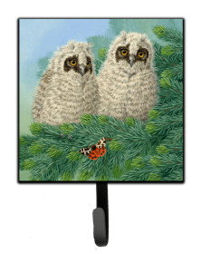 Sarah Adams - Art/Design Leash or Key Holder (Color: Owlets and Butterfly by Sarah Adams, size: 4.25 x 7)