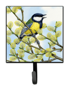 Sarah Adams - Art/Design Leash or Key Holder (Color: Eurasian Blue Tit by Sarah Adams, size: 4.25 x 7)