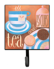 Food/Drink Design Leash or Key Holder (Color: Kitchen Collection Tea by Cathy Brear, size: 4.25 x 7)