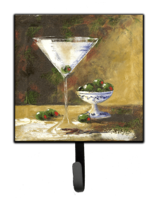 Martini Art Leash or Key Holder (Color: Olive Martini by Malenda Trick, size: 4.25 x 7)