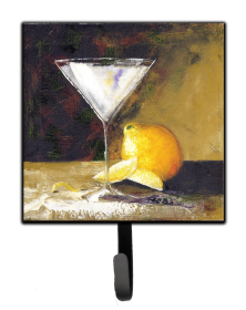 Martini Art Leash or Key Holder (Color: Lemon Martini by Malenda Trick, size: 4.25 x 7)