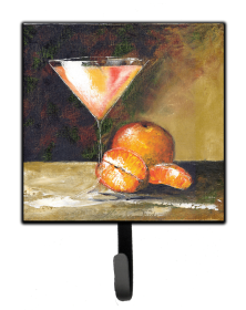Martini Art Leash or Key Holder (Color: Orange Martini by Malenda Trick, size: 4.25 x 7)