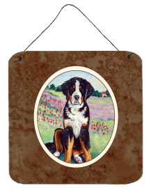Bernese Mountain Dog Wall or Door Hanging Prints (Color: 7011DS66, size: 6 x 6)