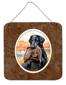 Flat Coated Retriever Wall or Door Hanging Prints (Color: 7032DS66, size: 6 x 6)