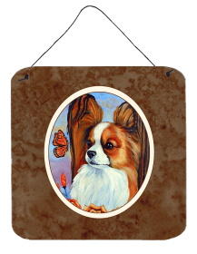 Papillon Wall or Door Hanging Prints (Color: 7039DS66, size: 6 x 6)