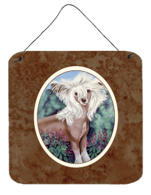 Chinese Crested Wall or Door Hanging Prints (Color: 7052DS66, size: 6 x 6)