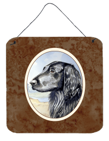 Flat Coated Retriever Wall or Door Hanging Prints (Color: 7064DS66, size: 6 x 6)