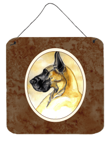 Fawn Great Dane Wall or Door Hanging Prints (Color: 7071DS66, size: 6 x 6)