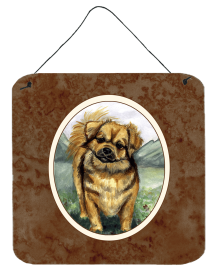 Tibetan Spaniel Wall or Door Hanging Prints (Color: 7075DS66, size: 6 x 6)