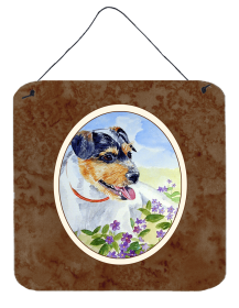 Jack Russell Terrier Wall or Door Hanging Prints (Color: 7106DS66, size: 6 x 6)