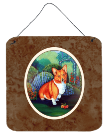 Corgi Wall or Door Hanging Prints (Color: 7118DS66, size: 6 x 6)