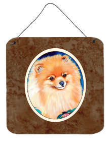 Pomeranian Wall or Door Hanging Prints (Color: 7165DS66, size: 6 x 6)