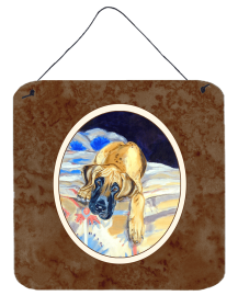 Fawn Great Dane Wall or Door Hanging Prints (Color: 7258DS66, size: 6 x 6)
