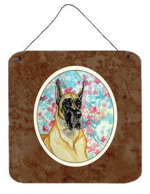 Fawn Great Dane Wall or Door Hanging Prints (Color: 7270DS66, size: 6 x 6)