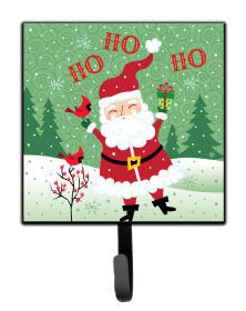 Christmas Leash or Key Holder (Color: Merry Christmas Santa Claus Ho Ho Ho, size: 4.25 x 7)