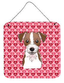 Jack Russell Terrier Wall or Door Hanging Prints (Color: BB5272DS66, size: 6 x 6)