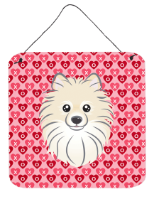 Pomeranian Wall or Door Hanging Prints (Color: BB5277DS66, size: 6 x 6)