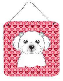 Maltese Wall or Door Hanging Prints (Color: BB5278DS66, size: 6 x 6)