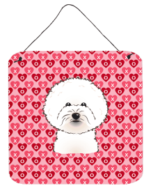 Bichon Frise Wall or Door Hanging Prints (Color: BB5287DS66, size: 6 x 6)