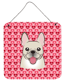 French Bulldog Wall or Door Hanging Prints (Color: BB5308DS66, size: 6 x 6)