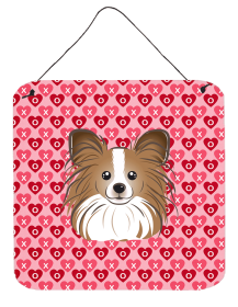 Papillon Wall or Door Hanging Prints (Color: BB5318DS66, size: 6 x 6)