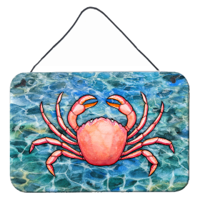 Crab Wall or Door Hanging Prints (Color: BB5346DS812, size: 8 x 12)
