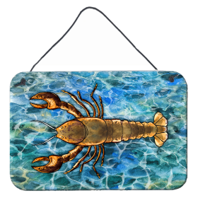 Lobster Wall or Door Hanging Prints (Color: BB5351DS812, size: 8 x 12)