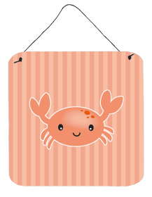 Crab Wall or Door Hanging Prints (Color: BB7121DS66, size: 6 x 6)
