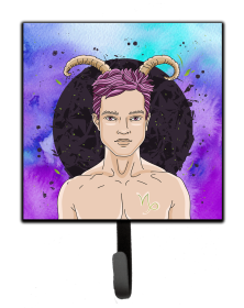Zodiac Sign Leash or Key Holder (Color: Capricorn, size: 4.25 x 7)