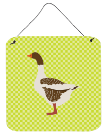 Pomeranian Rogener Goose Green Wall or Door Hanging Prints (Color: BB7729DS66, size: 6 x 6)
