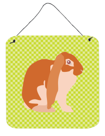Rabbits - English Lop Rabbit  Wall or Door Hanging Prints (Color: Rabbits - English Lop Rabbit, size: 6 x 6)