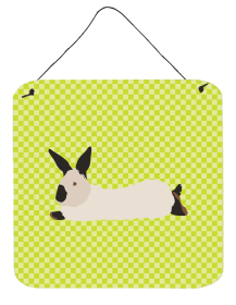Rabbits - California White Rabbit Wall or Door Hanging Prints (Color: Rabbits - California White Rabbit, size: 6 x 6)