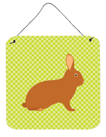 Rabbits - Rex Rabbit  Wall or Door Hanging Prints (Color: Rabbits - Rex Rabbit, size: 6 x 6)