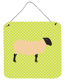 Sheep - Suffolk Sheep Wall or Door Hanging Prints (Color: Sheep - Suffolk Sheep, size: 6 x 6)