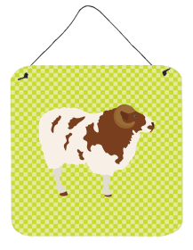 Sheep - Jacob Sheep Wall or Door Hanging Prints (Color: Sheep - Jacob Sheep, size: 6 x 6)