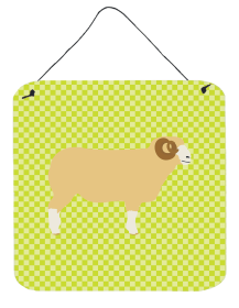 Sheep - Horned Dorset Sheep Wall or Door Hanging Prints (Color: Sheep - Horned Dorset Sheep, size: 6 x 6)