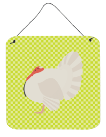 Turkeys - White Holland Turkey Wall or Door Hanging Prints (Color: Turkeys - White Holland Turkey, size: 6 x 6)