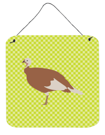 Turkeys - Jersey Buff Turkey Hen Wall or Door Hanging Prints (Color: Turkeys - Jersey Buff Turkey Hen, size: 6 x 6)