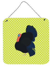 Turkeys - Norfolk Black Turkey Wall or Door Hanging Prints (Color: Turkeys - Norfolk Black Turkey, size: 6 x 6)