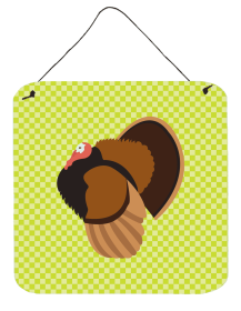 Turkeys - Bronze Turkey Wall or Door Hanging Prints (Color: Turkeys - Bronze Turkey, size: 6 x 6)