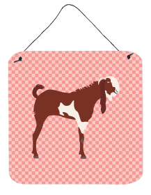 Goats - Jamnapari Goat Wall or Door Hanging Prints (Color: Goats - Jamnapari Goat, size: 6 x 6)