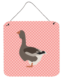 Geese - Toulouse Goose Wall or Door Hanging Prints (Color: Geese - Toulouse Goose, size: 6 x 6)